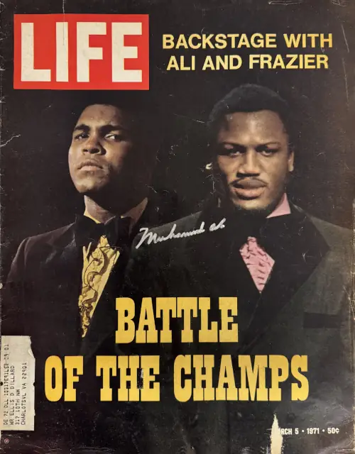 LIFE Magazine cover - Backstage with Ali and Frazier