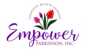Logo for Empower Parkinson, Inc. Conceive Believe Achieve